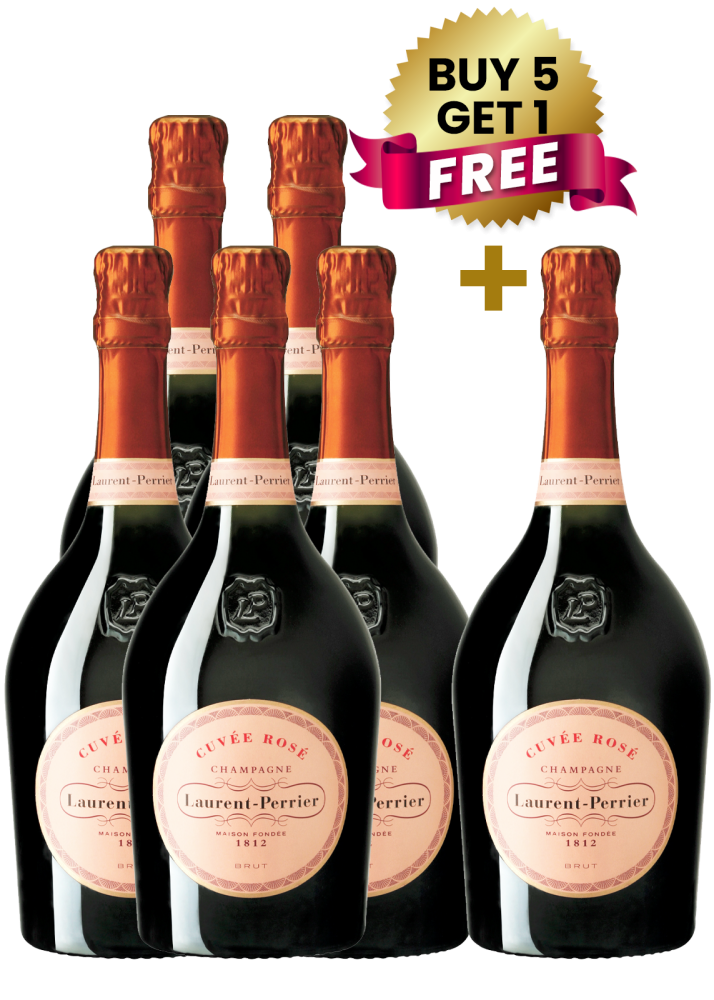 Laurent Perrier Rose 75Cl (Buy 5 Get 1 Free)